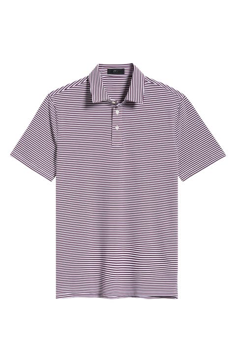 All Play Stripe Performance Golf Polo