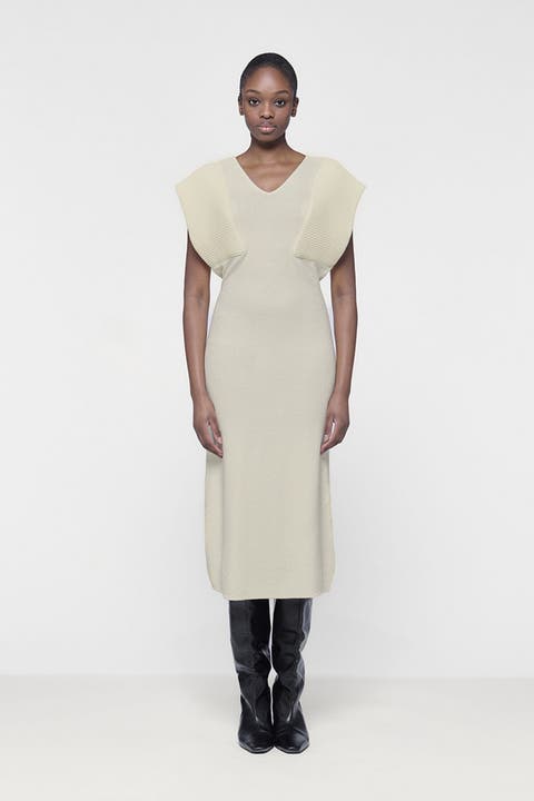Ribbed Maxi Knit Dress