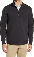 Billy Reid Double Knit Half-Zip Pullover