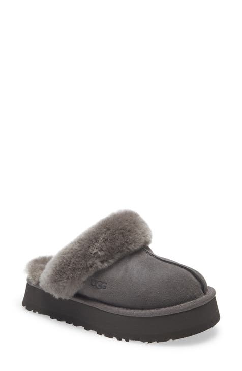 Women s Grey Ugg Slippers Nordstrom