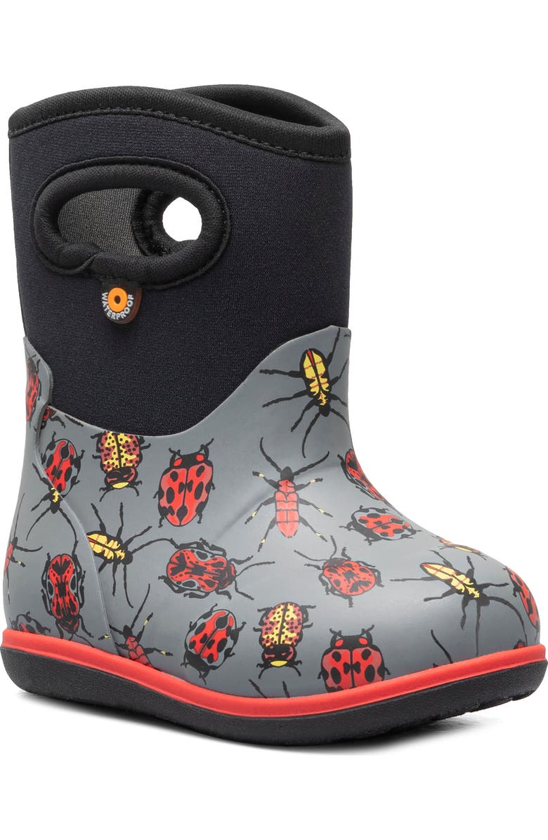 Bogs Kids' Classic Ladybug Waterproof Boot, Main, color,