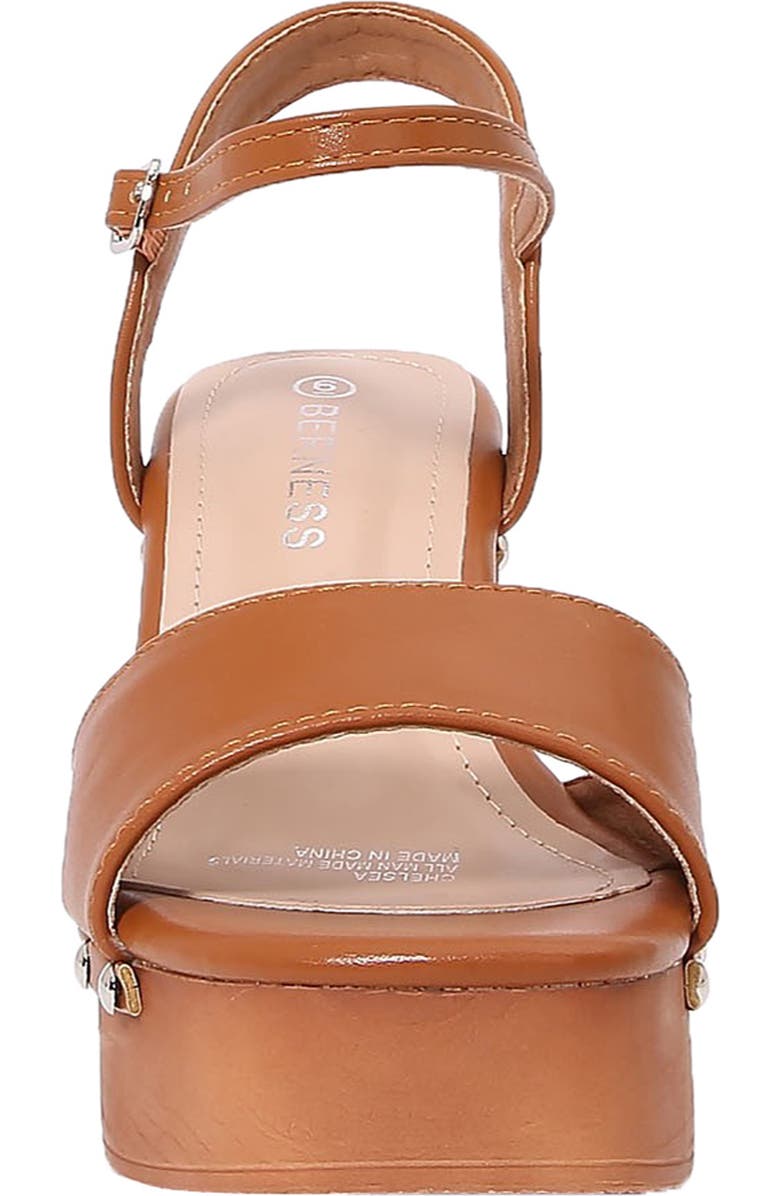 BERNESS Chelsea Platform Sandal, Alternate, color, Brown