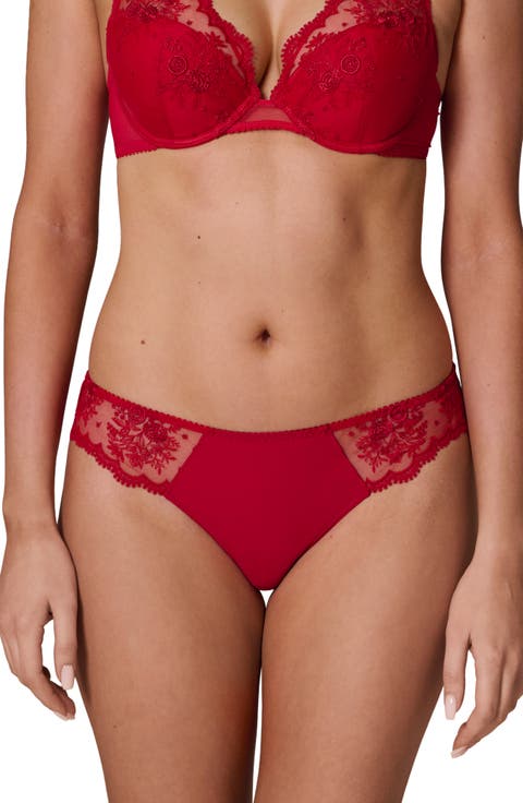Intrigue Floral Embroidered Triangle Bra