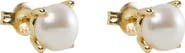 Argento Vivo Sterling Silver Freshwater Pearl Stud Earrings