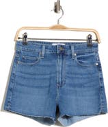 PAIGE Margot Raw Hem Shorts