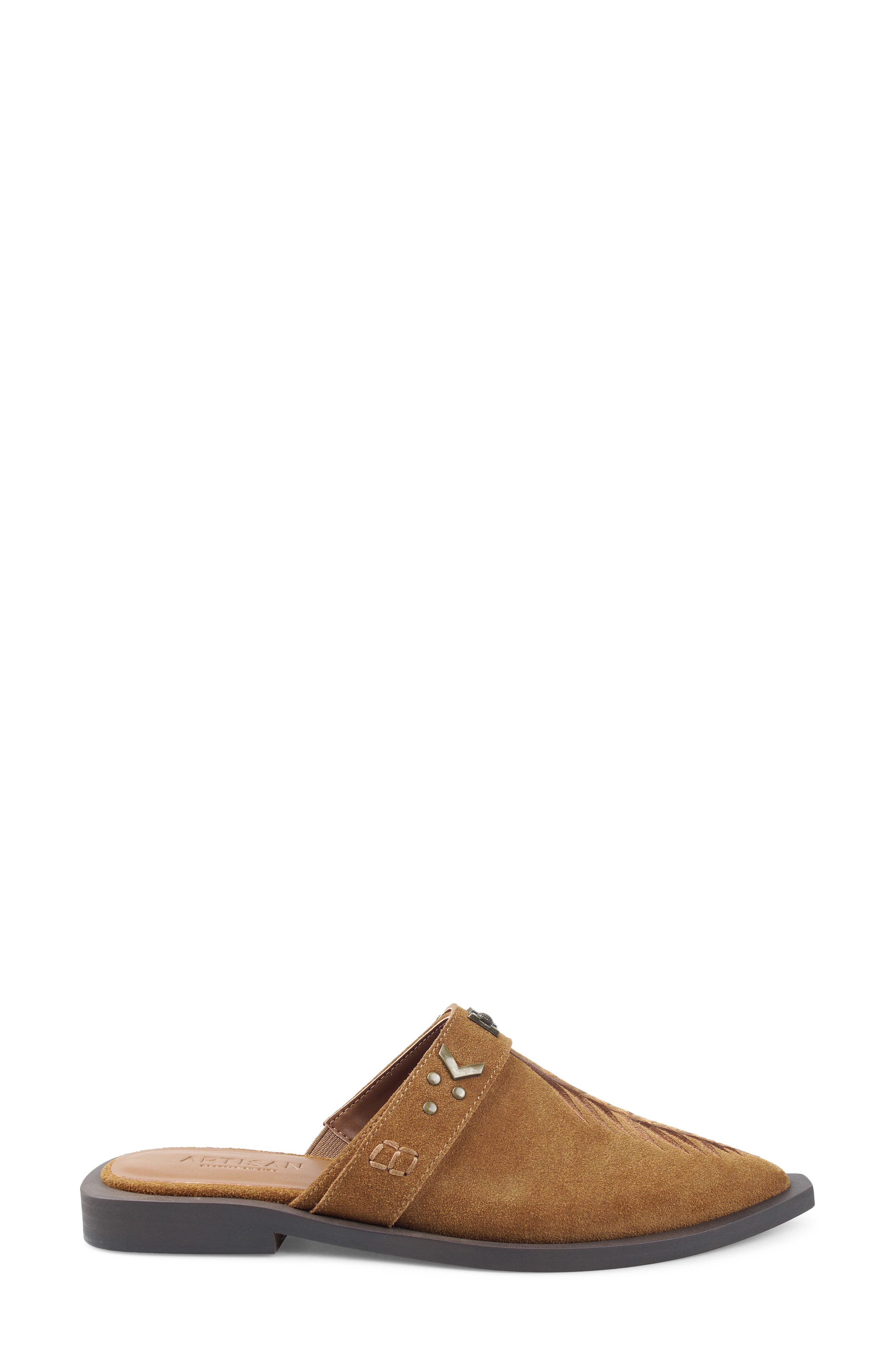 Charming Mule, Alternate, color, COGNAC SUEDE