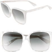 Gucci 57mm Gradient Square Sunglasses