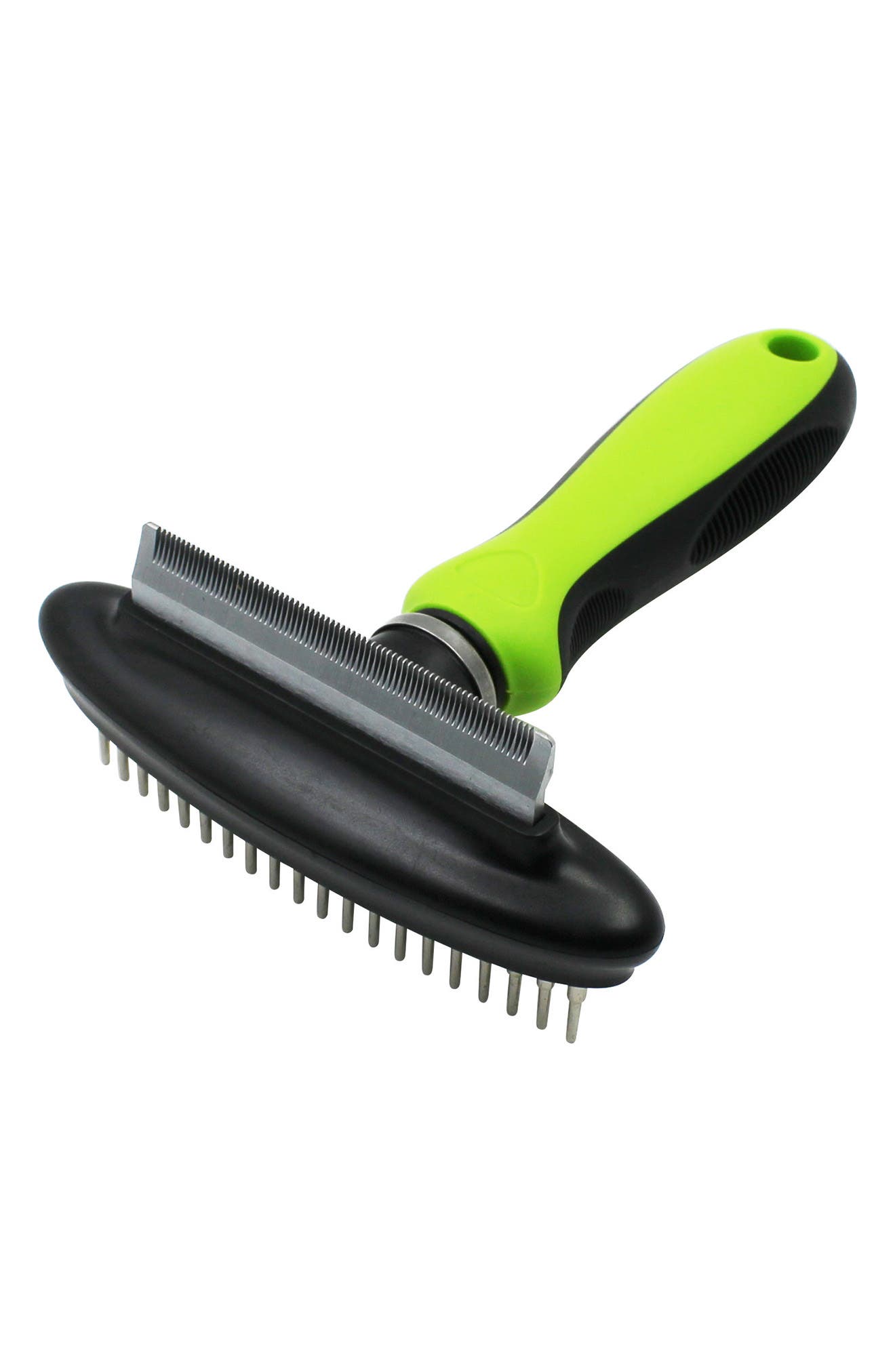 PET LIFE Flex Series 2-in-1 Dual-Sided Grooming Undercoat Pet Rake and ...