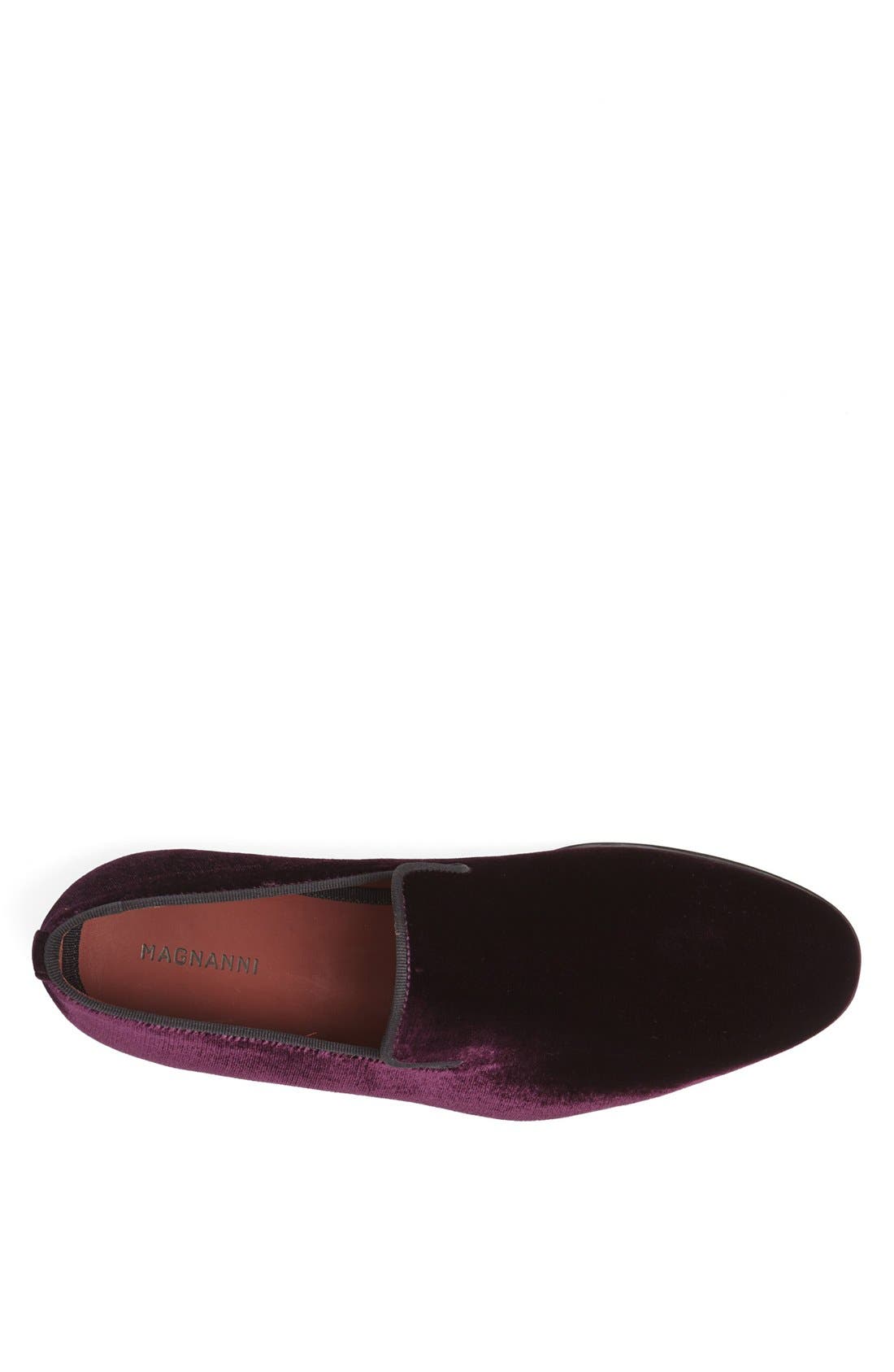 Dorio Venetian Loafer, Alternate, color, BURGUNDY VELVET