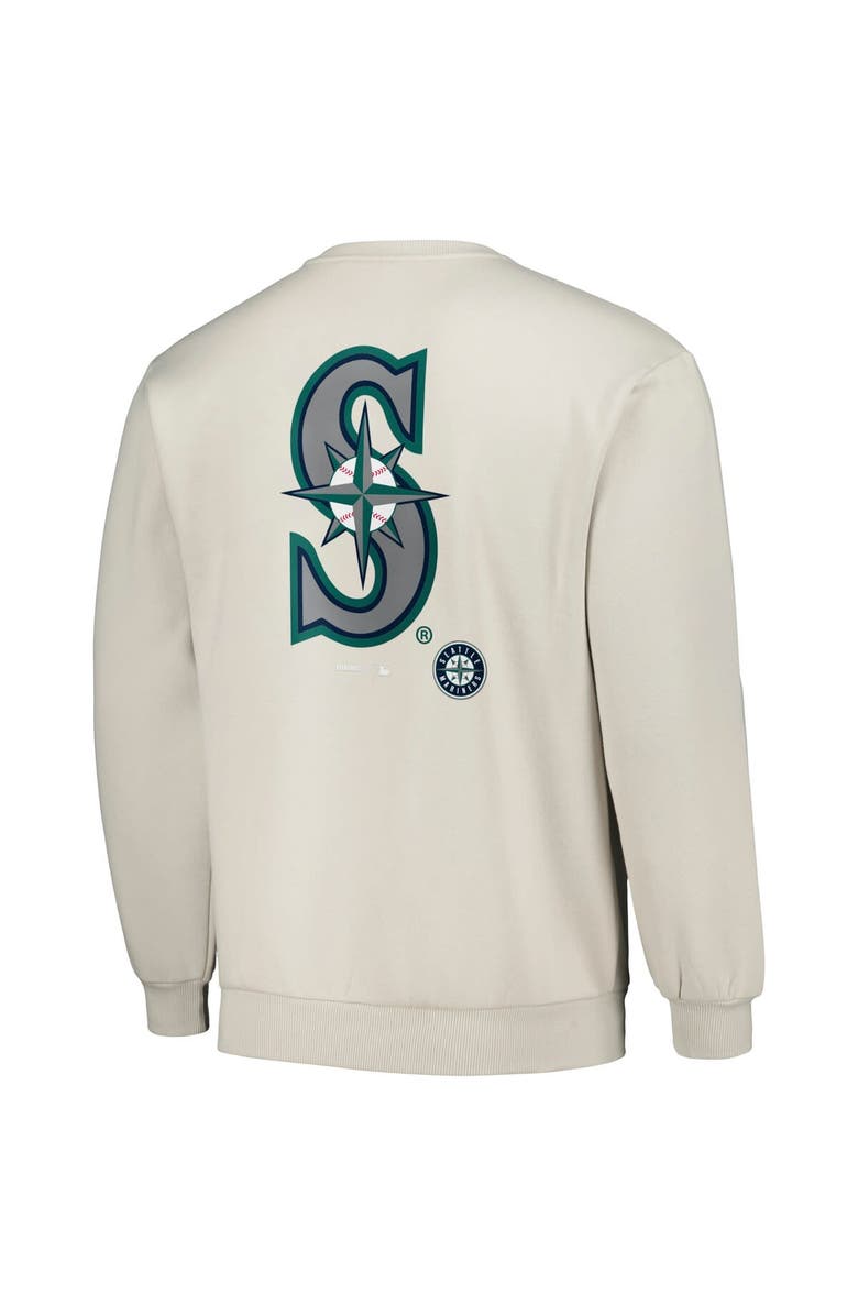 PLEASURES Men's PLEASURES Gray Seattle Mariners Ballpark Pullover Sweatshirt, Alternate, color, Gray