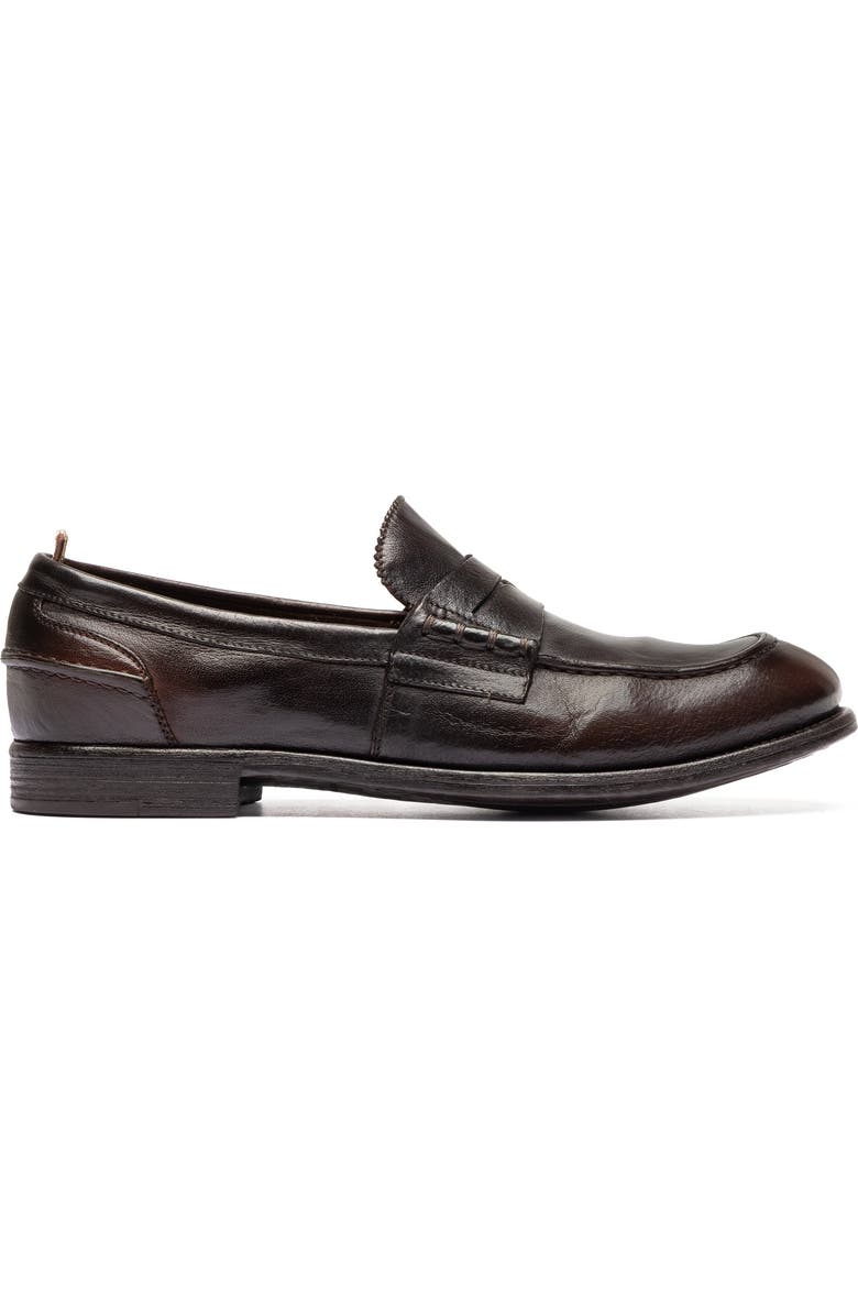 Officine Creative Chronicle 144 Leather Penny Loafer, Alternate, color, Brown