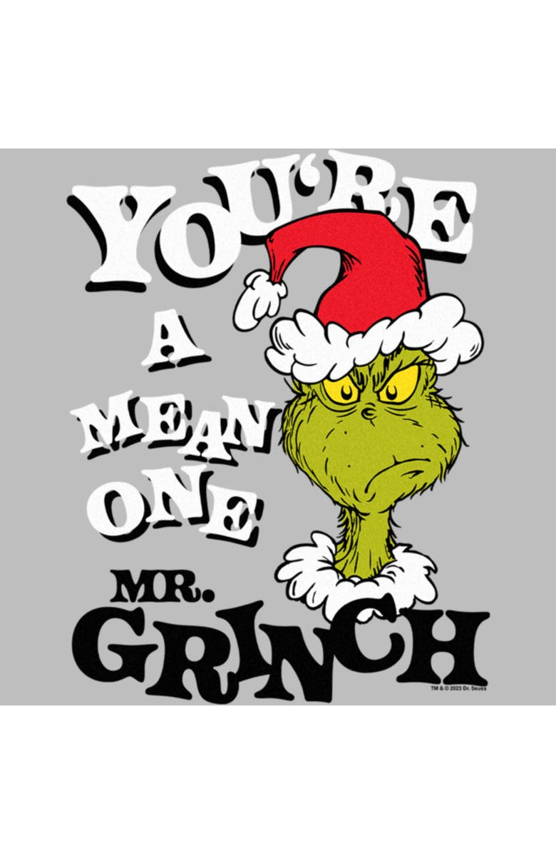 The Grinch Women's The Grinch Christmas Mean One  Graphic T-Shirt, Alternate, color, Athletic Heather