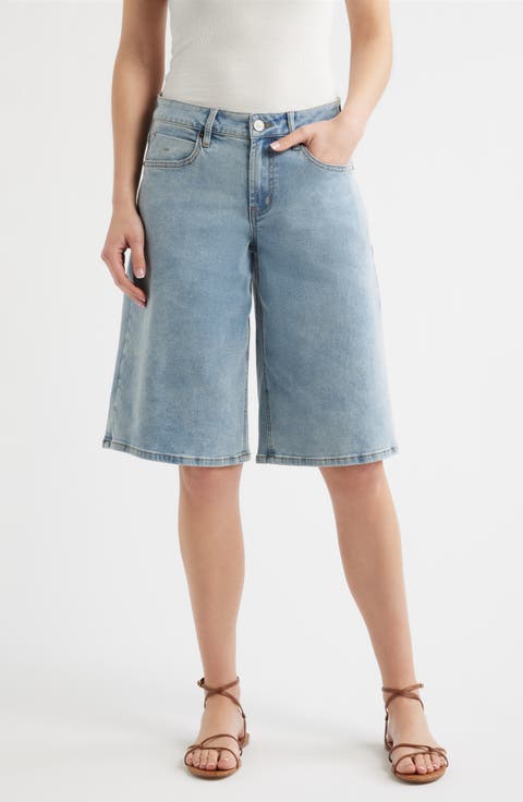 Relaxed Denim Shorts