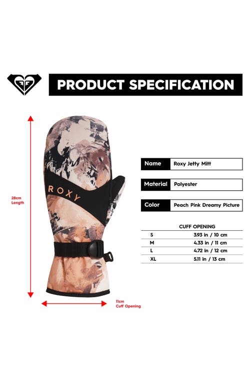 Roxy Jetty Water Repellent Ski Mittens