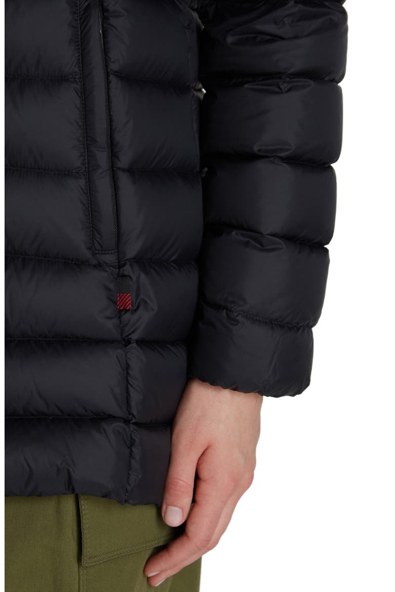 Hooded Puffer Coat, Alternate, color, BLACK