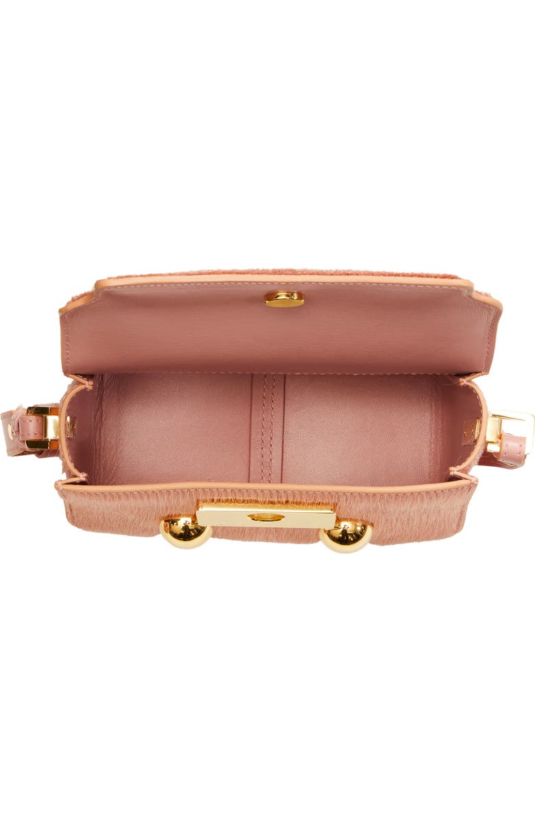 Marni Mini Trunkaroo Genuine Calf Hair Shoulder Bag, Alternate, color,