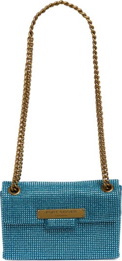 Brixton Mini Plate Rhinestone Crossbody Bag