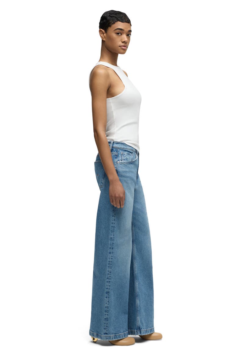 Jodie Wide Leg Jeans, Alternate, color, GODDESS