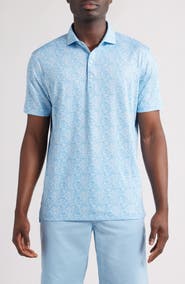johnnie-O Wildflower Floral PREP-FORMANCE Golf Polo