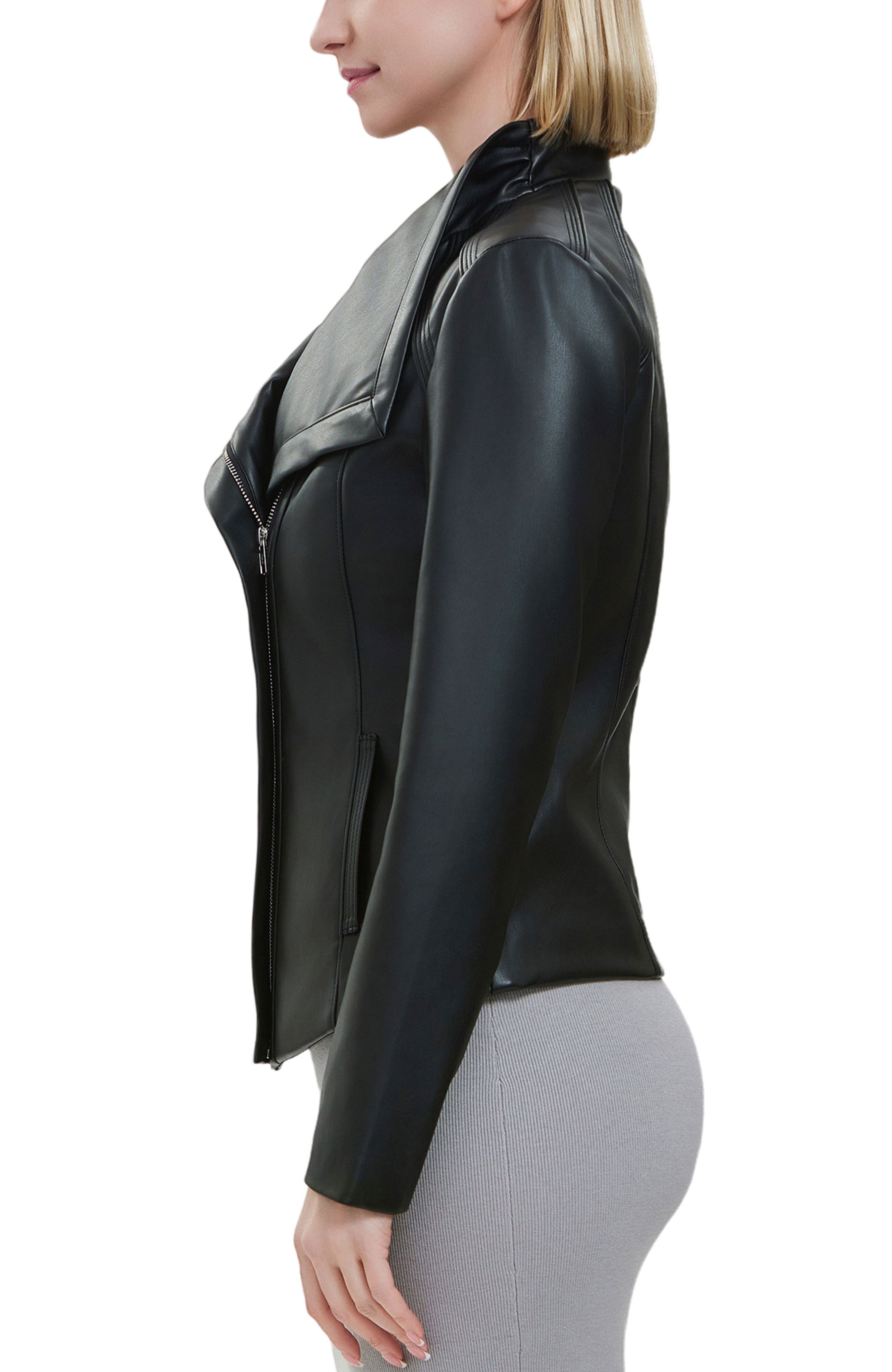 Suki Faux Leather Moto Jacket - image 2