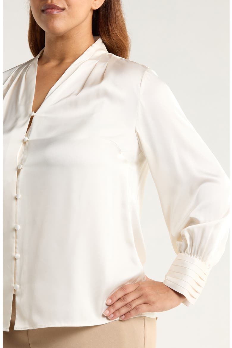 Pleated Top, Alternate, color, WHITE DOVE