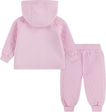 Readyset Quilted Snap-Up Hoodie & Joggers Set