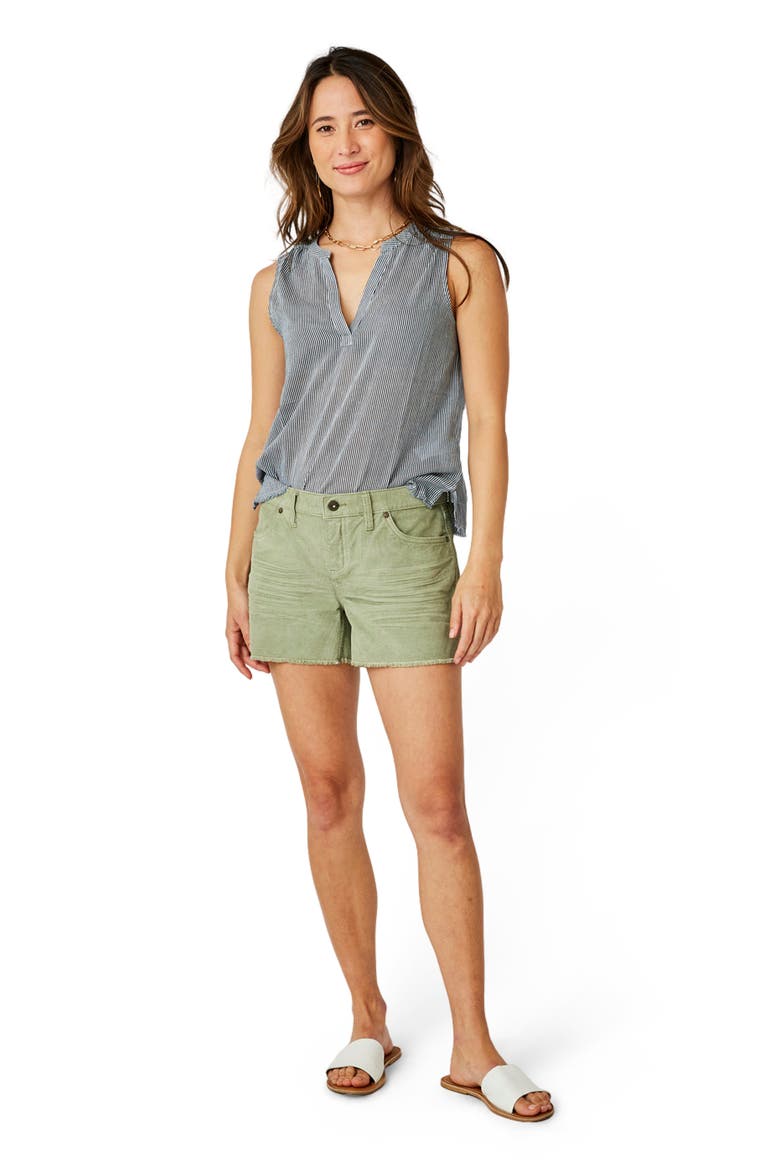 Oahu 4" Short, Alternate, color, Olive