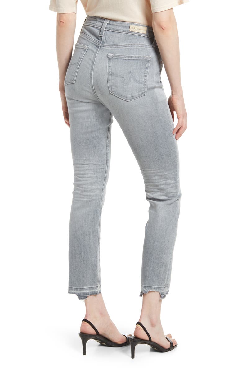 AG Mari Chew Hem Ankle Straight Leg Jeans, Alternate, color, 20 Years Hidden Treasure