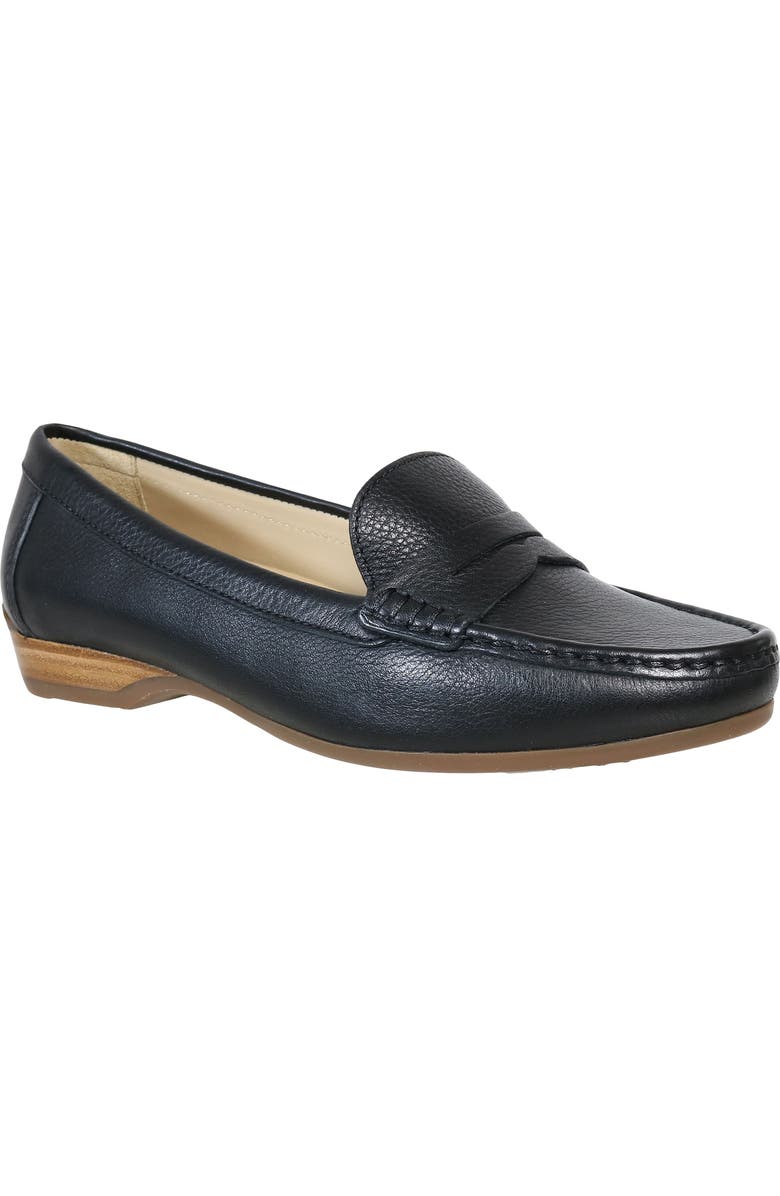 David Tate Freetime Penny Loafer, Main, color, Black