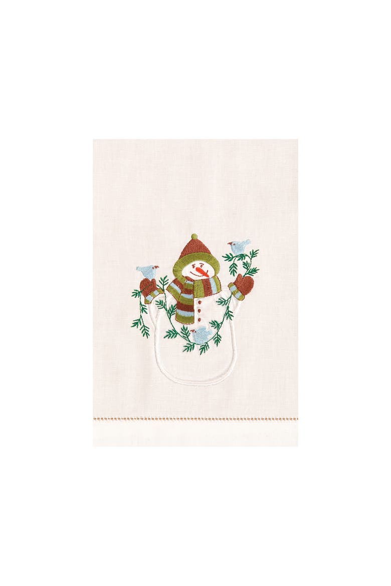 Ernie With Garland Towel, Main, color, White