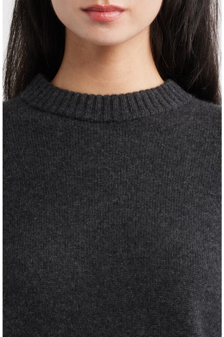 Elise Cashmere Sweater, Alternate, color, CHARCOAL