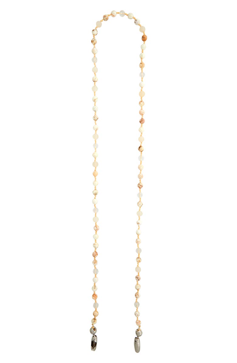 ossa Sandstone Beaded Crossbody Strap for iPhone Case, Main, color, Sandstone