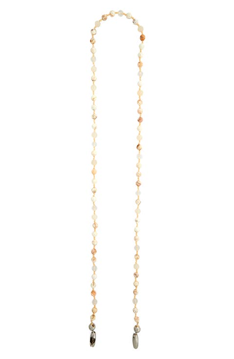 Sandstone Beaded Crossbody Strap for iPhone Case