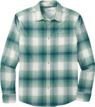 Fair Harbor Plaid Lightweight Flannel Button-Up Shirt