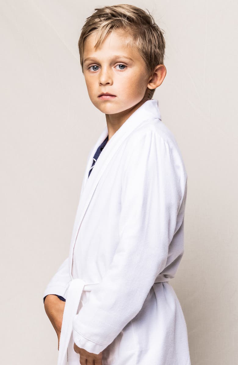 Petite Plume Kids' Flannel Robe, Alternate, color, 