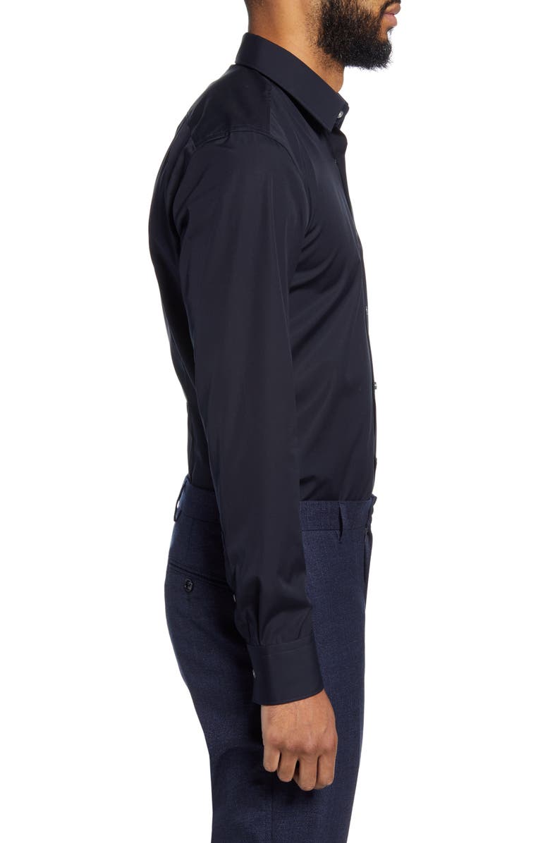 BOSS Jano Slim Fit Easy Iron Solid Dress Shirt, Alternate, color,