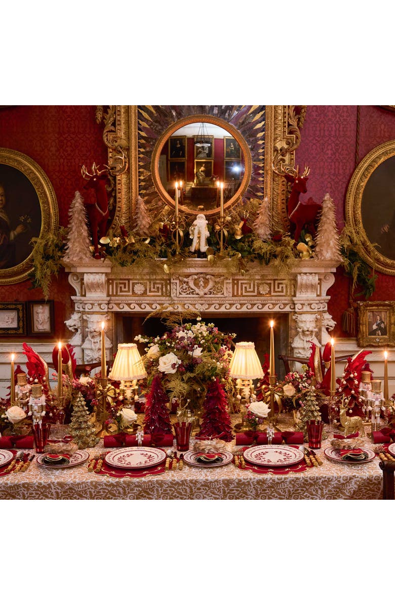 Mrs. Alice Cream Frilled Silk Lampshade, Alternate, color, Cream