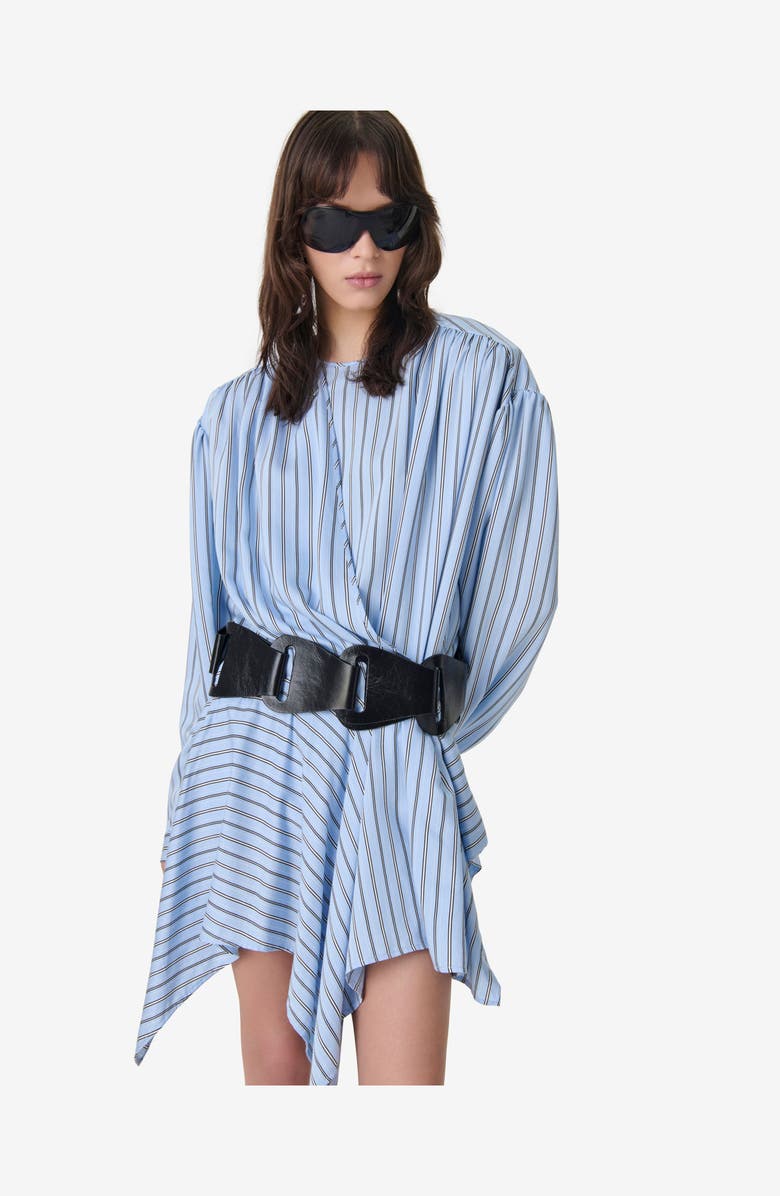 IRO Utenia Long Sleeve Dress, Alternate, color, Blue Left Bank Stripe