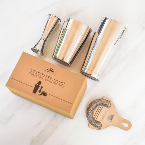 A Bar Above 4-piece Craft Bar Set, Stainless Steel In Stainless Steel