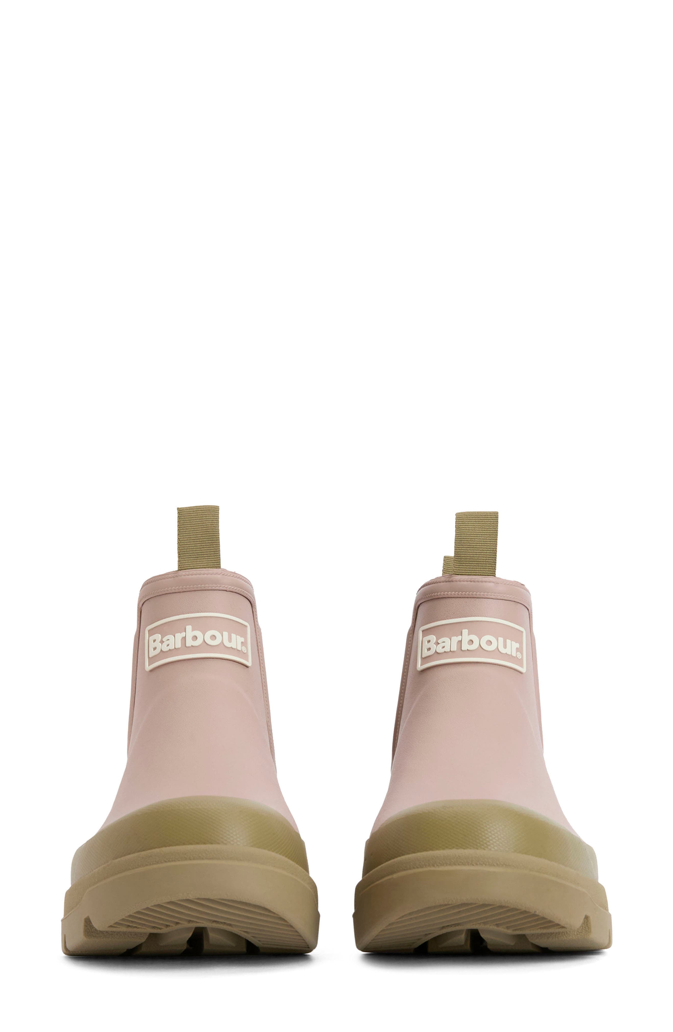 Nimbus Waterproof Chelsea Rain Boot, Alternate, color, GARDENIA PINK/ BLEACHED OLIVE