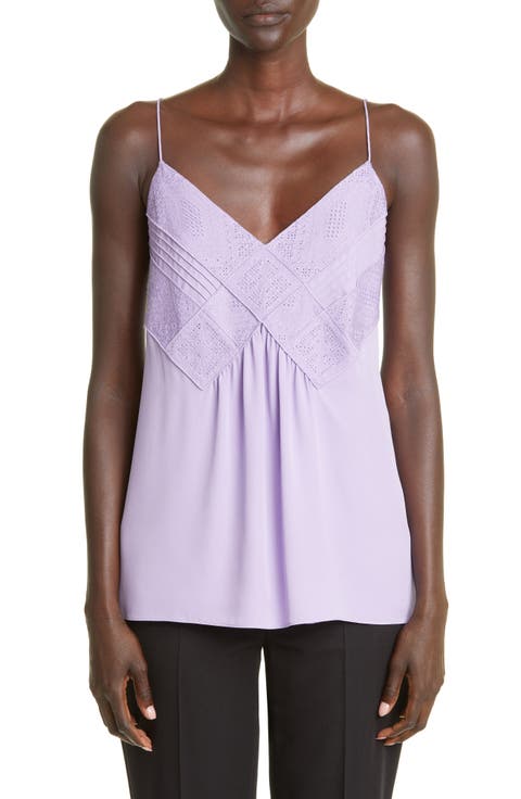 Boheme Embroidered Silk Camisole