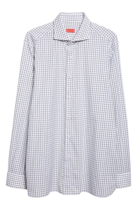 Tattersall Linen Button-Up Shirt