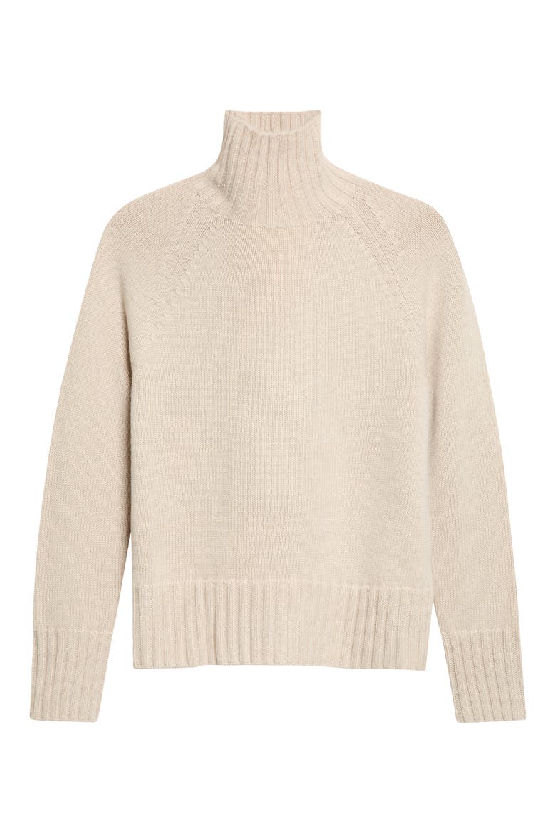 Mantova Wool & Cashmere Turtleneck Sweater, Main, color, ALBINO