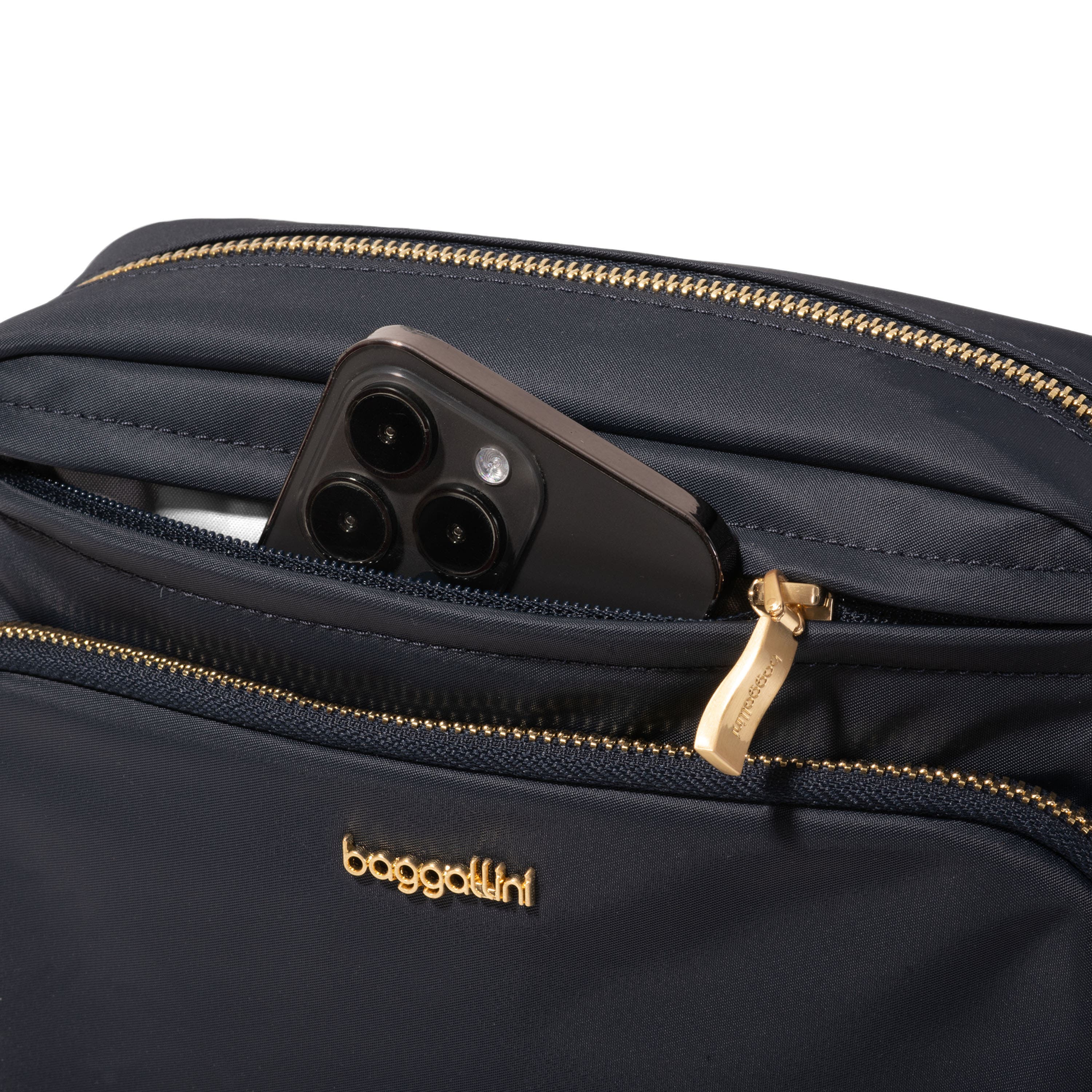 Mott Crossbody, Alternate, color, French Navy With Gold Hardware