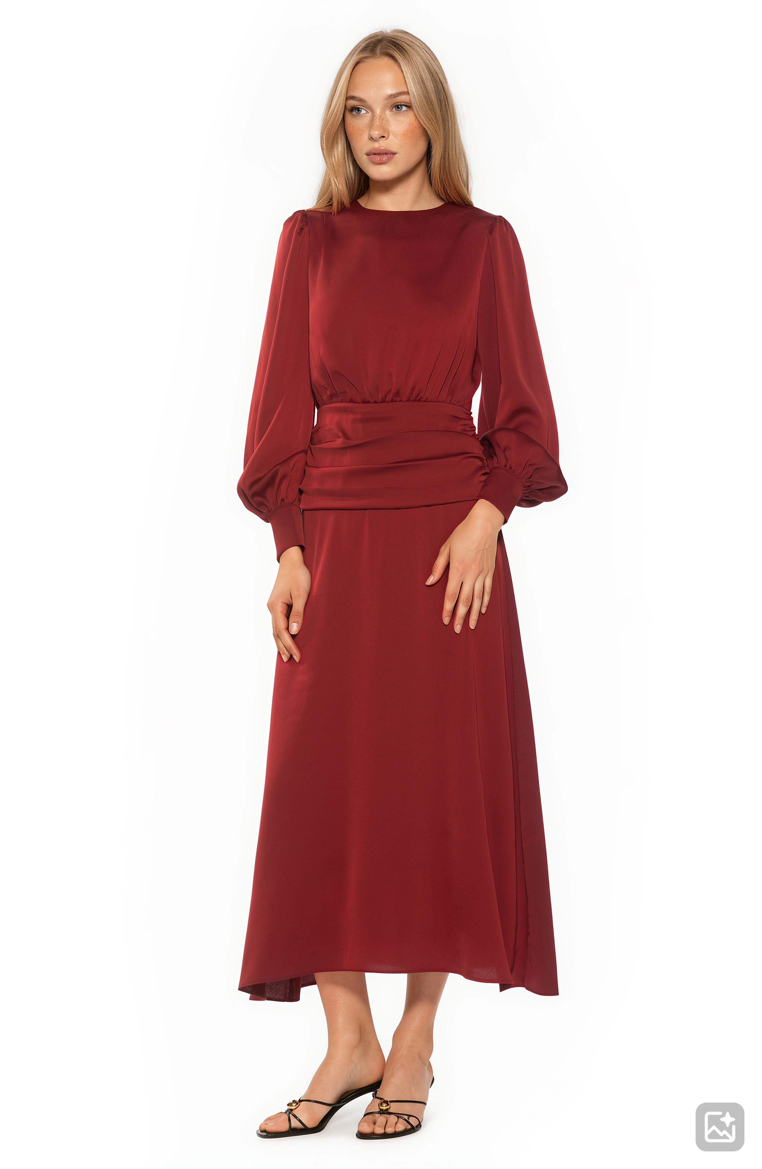 Alexia Admor Maeve Long Sleeve Midi Dress (Women)