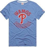 Homage Men's Homage Light Blue Philadelphia Phillies Vamos Tri-Blend T-Shirt