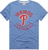 Homage Men's Homage Light Blue Philadelphia Phillies Vamos Tri-Blend T-Shirt