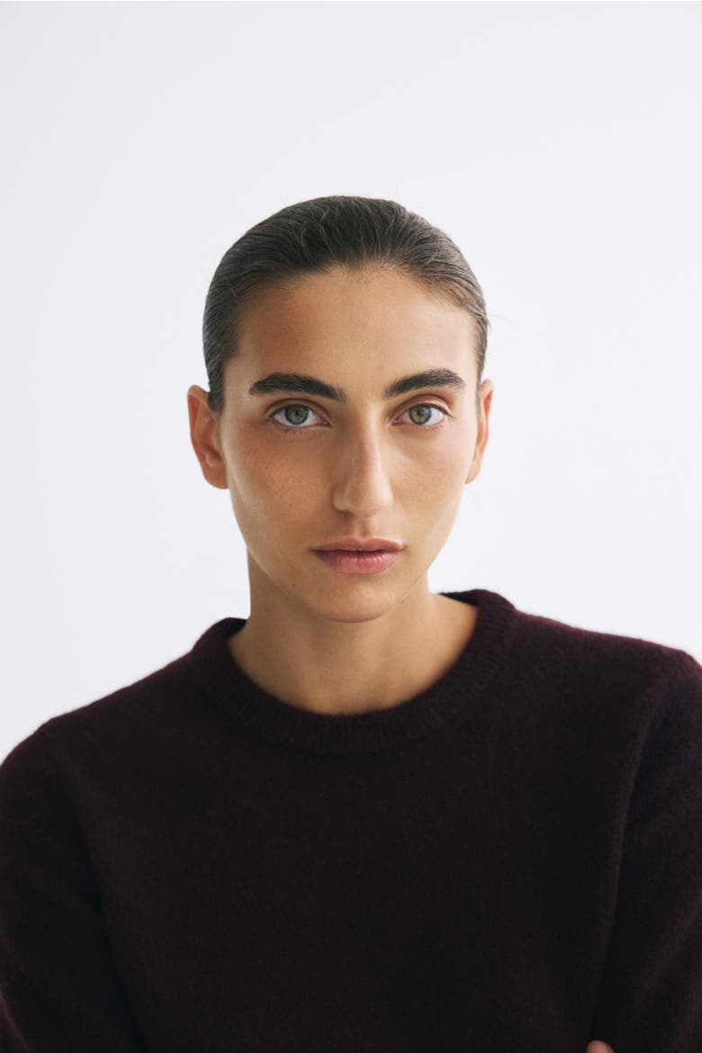 Knit T-Shirt, Alternate, color, Dark purple