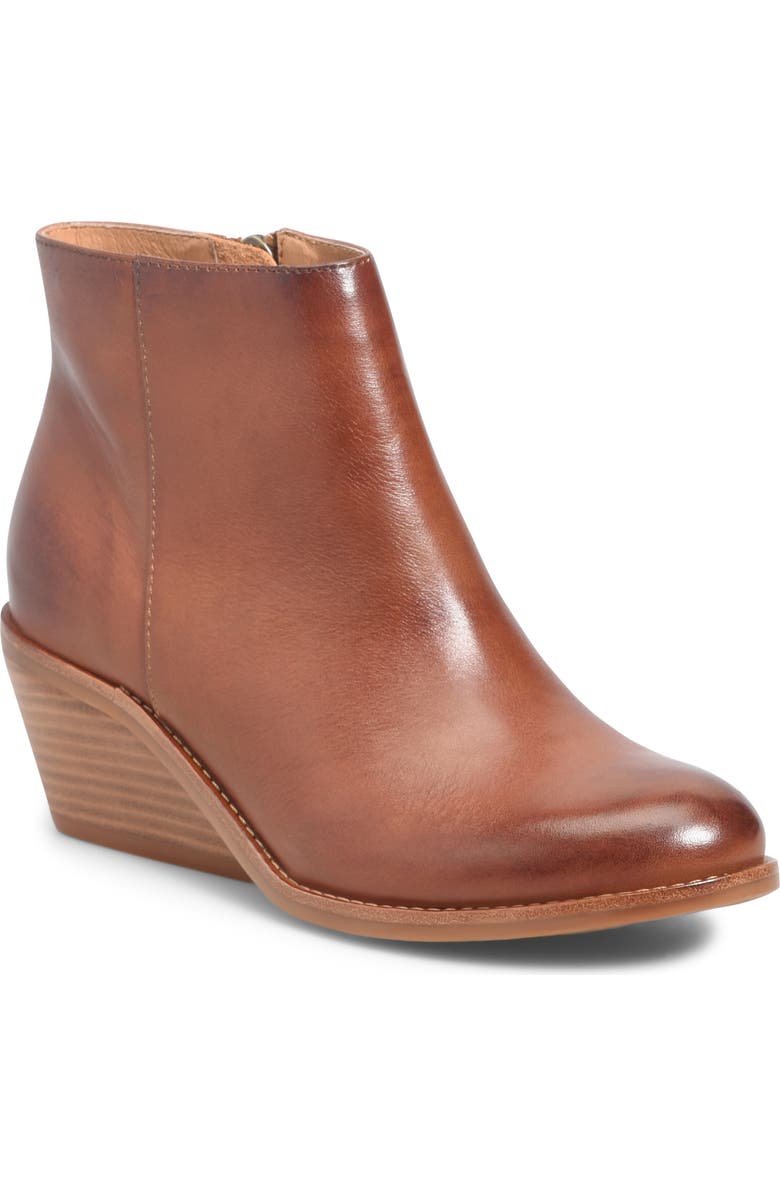 Söfft Nina Wedge Bootie, Main, color, Luggage