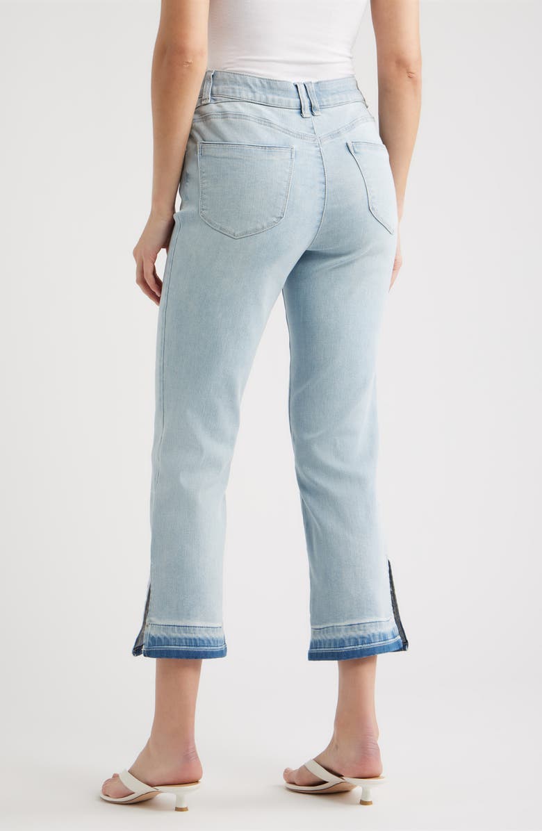 Wit & Wisdom Bennett High Waist Ankle Barely Bootcut Jeans, Alternate, color, Powder Blue Artisanal